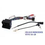 Комплект проводов для магнитол 16PIN CraftAudio CB-619 MERCEDES VITO 16-18 Комплект проводов для магнитол 16PIN CraftAudio CB-619 MERCEDES VITO 16-18